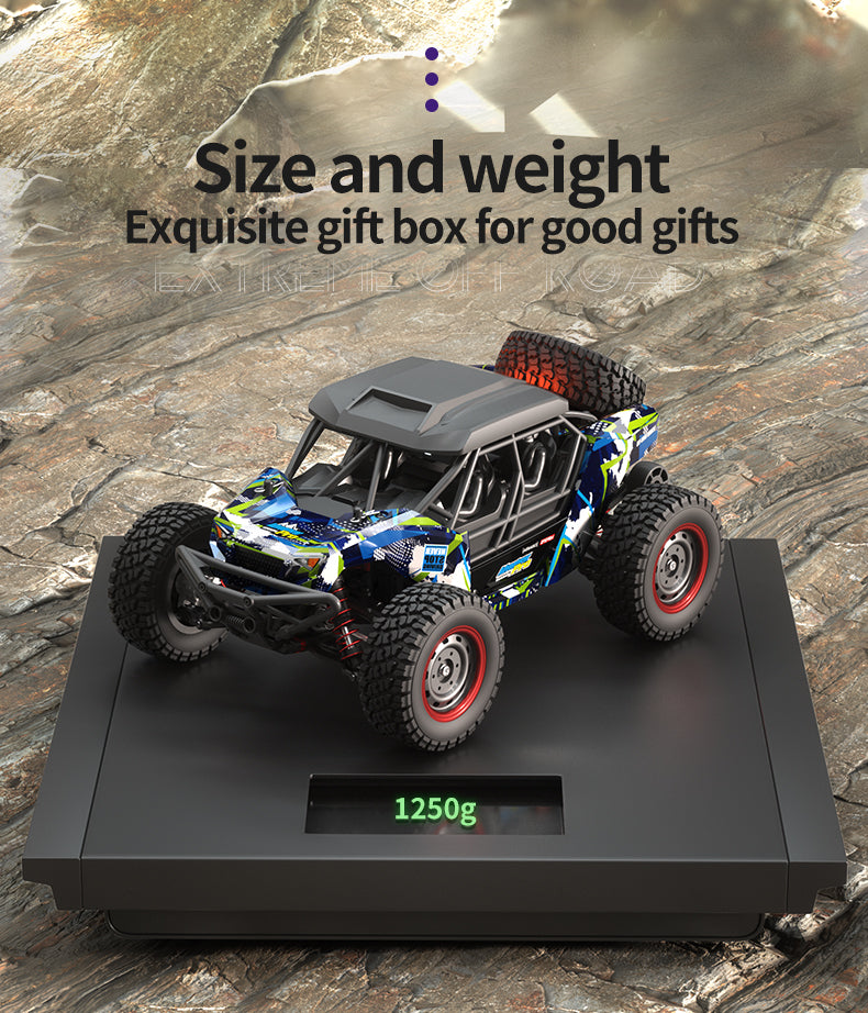 Adventurer Pro: 70 KM/H High-Speed Off-Road RC Car with Optional Extended Battery Adventurer Pro: 70 KM/H High-Speed Off-Road RC Car with Optional Extended Battery
